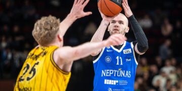 Nuostabus gynėjų duetas nukalė „Neptūnui“ svarbią pergalę prieš tiesioginius konkurentus