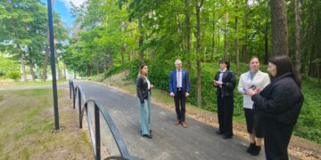 Jurbake atnaujinti dviračių ir pėsčiųjų takai