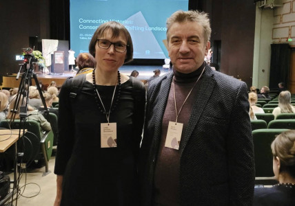 Dėstytoja doc. dr. Liepa Griciūtė-Šverebienė ir bakalaurantas Igoris Skripka/L. Griciūtės-Šverebienės nuotr.
