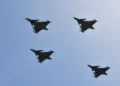 Dėl įtariamo drono pakelti NATO oro policijos naikintuvai