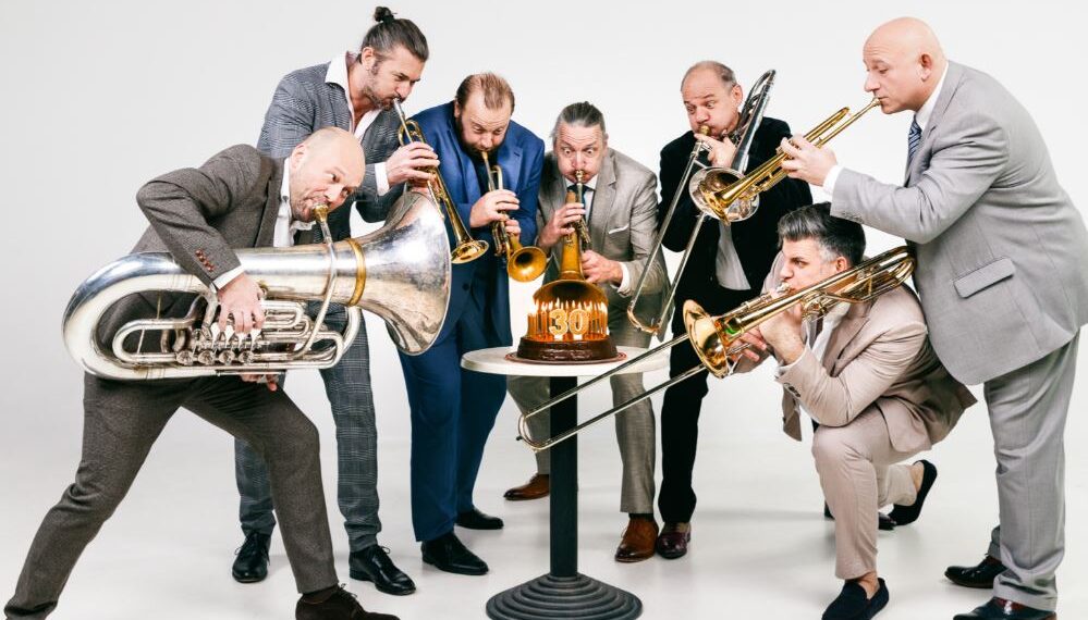 Austrų varinių pučiamųjų ansamblis „Mnozil Brass“/Palangos m.sav.nuotr.