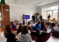 Svečiai iš Škotijos Pagėgių jaunimo erdvėje „PAJE“ pristatė 3D žaidimų kūrimo pasaulį