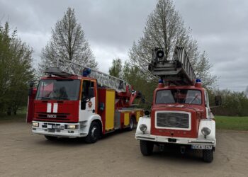 Kelmės rajone – naujesnė technika ugniagesių gelbėtojų darbui