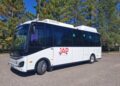 Joniškio autobusų parką papildė naujas elektrinis autobusas