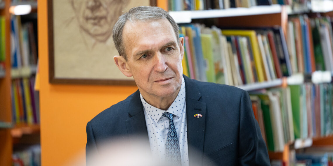 Lietuvos Nepriklausomybės atkūrimo proceso dalyvis ir olimpinis prizininkas Arvydas Juozaitis/V. Rimkaus nuotr. 2025 m.