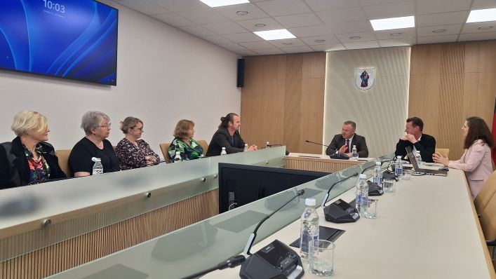 Delegacijos iš Estijos miesto Viljandžio vizitas/Kretingos raj.sav.nuotr.