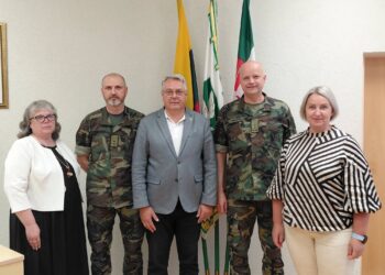 Pagėgių savivaldybėje lankėsi Lietuvos šaulių sąjungos Tauragės apskrities LDK Kęstučio šaulių 7-osios rinktinės vadas