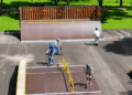 Naujasis skate parkas Kelmėje jau atviras lankytojams