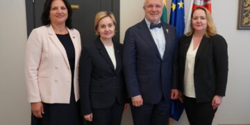 Tauragės rajono savivaldybėje lankėsi LR Seimo Pirmininkas Juozas Olekas ir Socialinės apsaugos ir darbo viceministrė Rita Grigalienė