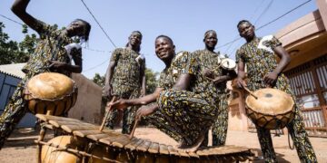 Atlikėjai iš Afrikos – grupė „Burkina Azza“ /Palangos m.sav.nuotr.