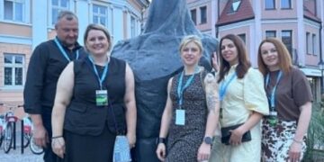 Akmenės rajono savivaldybės delegacija aplankė bičiulystės partnerius Konine (Lenkija)