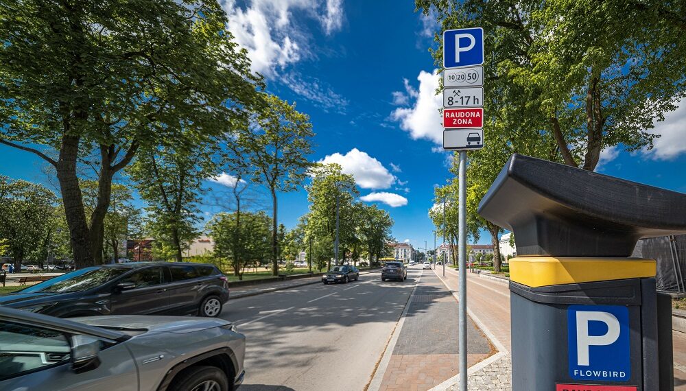 Automobilių stovėjimas mokamose zonose/ Sauliaus Jankausko nuotr.