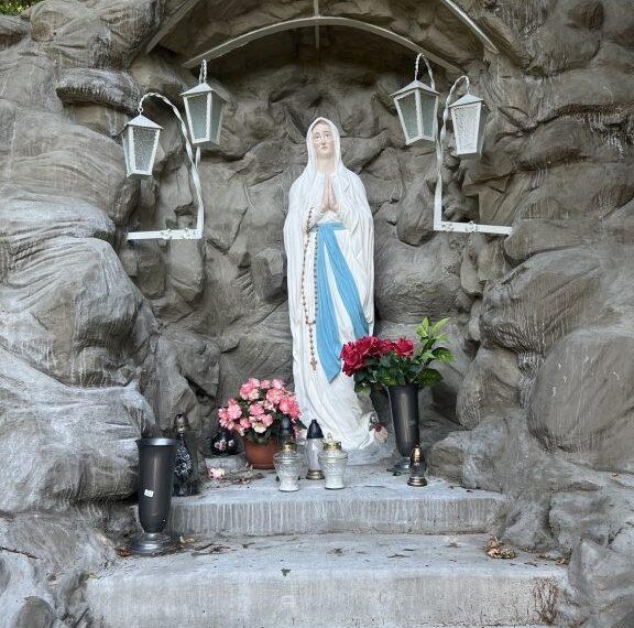 Švenčiausiosios Mergelės Marijos skulptūra/Klaipėdos raj.sav.nuotr.