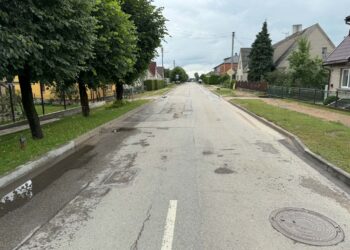 T. Ivanausko g., Tauragės m. bus atliekami lietaus nuotekų šalinimo tinklų įrengimo darbai
