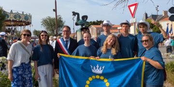 Jaunimo mainai tarp Palangos ir Prancūzijos miesto Saint-Gilles-Croix-de-Vie