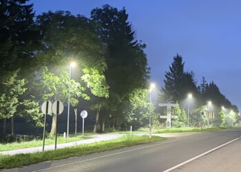Kretingos rajone apšviestas Vydmantų pėsčiųjų ir dviračių takas