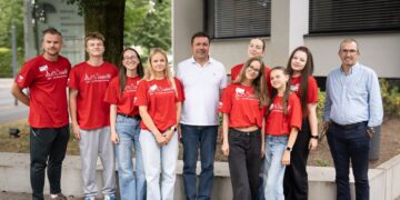 Jaunieji akmeniškiai vieši Vokietijos mieste Bocholte