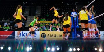 Daugiau kaip tris savaites Šiauliai gyveno Europos tinklinio ritmu