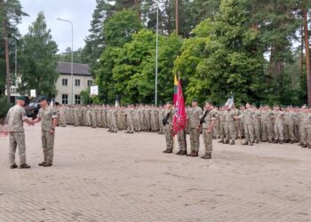 LDK Kęstučio pėstininkų batalione vyko bataliono vado pasikeitimo ceremonija