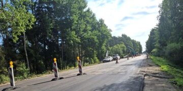 Šiaulių–Palangos kelyje atliekami remonto darbai