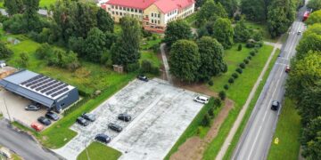 Vėžaičių centrinė aikštė/Klaipėdos raj.sav.nuotr.
