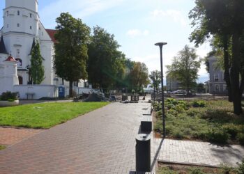 Šiaulių centre kuriama nauja poilsio erdvė