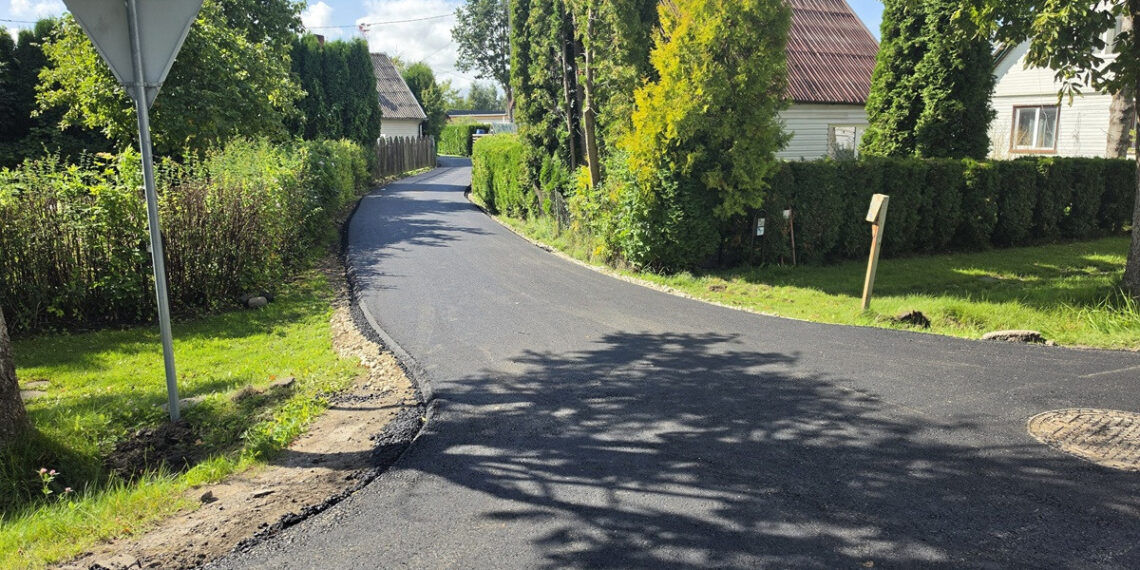 Gatvė Mažeikiuose/Mažeikių raj.sav.nuotr.