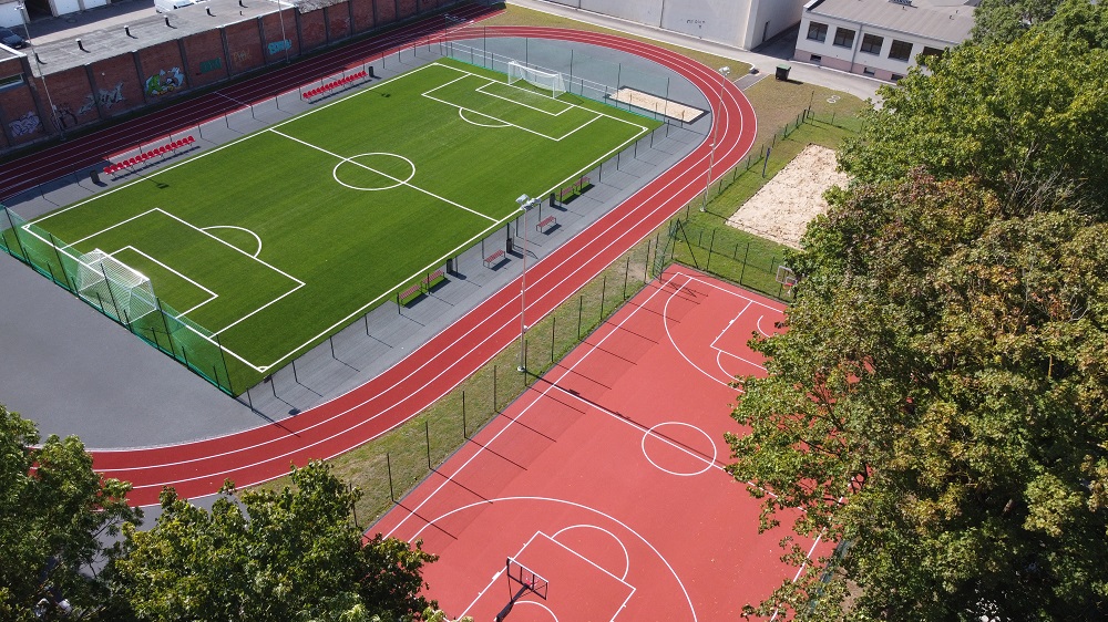 Didždvario gimnazijos sporto aikštynas/Šiaulių m.sav.nuotr.