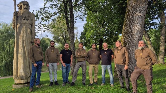 Vyrų fokloro grupė „Andulē“/Kretingos raj.sav.nuotr.