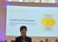 Mosėdžio gimnazijos direktorei – aukščiausias Ministerijos apdovanojimas