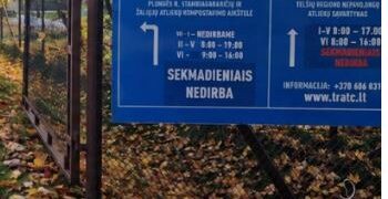 Įvažiavimas į Jėrubaičių sąvartyną/UAB „Telšių regiono atliekų tvarkymo centro“ nuotr.