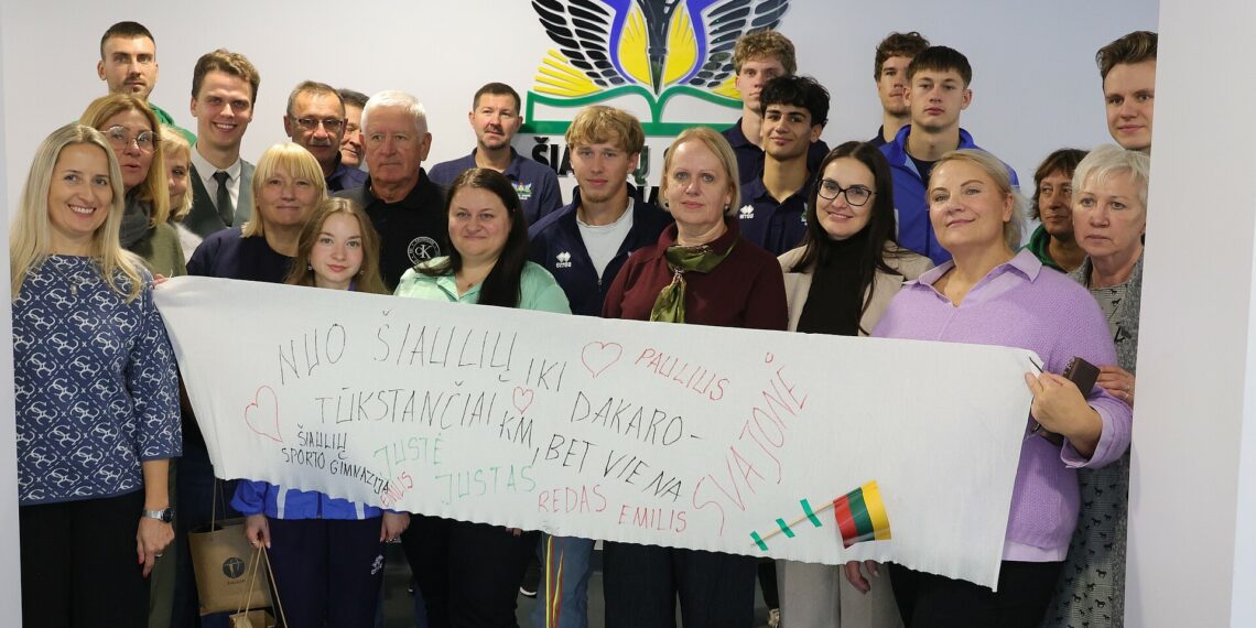 Sportininkų palydėtuvės į 2026 metų jaunimo vasaros olimpines žaidynes/V. Lebedžio nuotr.